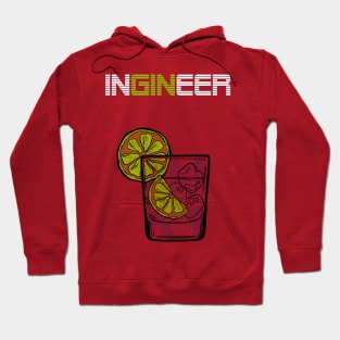 Ingineer with gin Hoodie